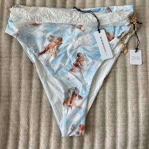 NWT WeWoreWhat Emily belted bikini bottoms